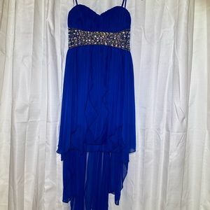 High low Blue  prom/homecoming/party dress